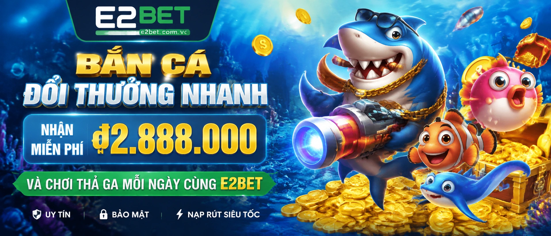 Bắn Cá giao diện phòng chơi